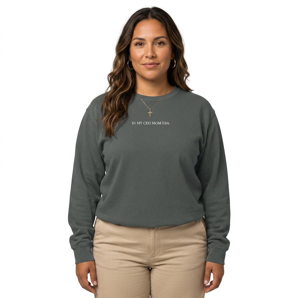 In My CEO Mom Era Lightweight Crewneck Sweatshirt