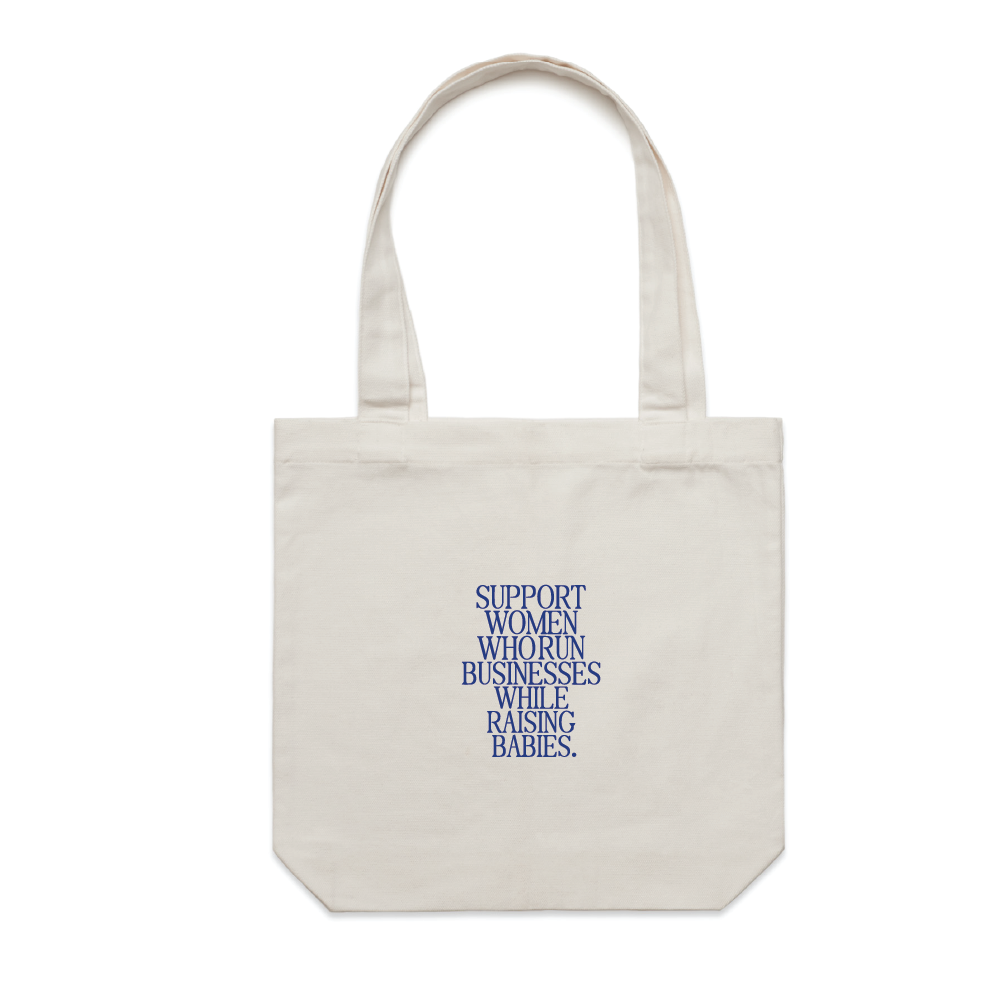 Support Women Who Run Businesses While Raising Babies Essential Tote
