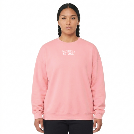 The Future is CEO Moms Signature Lightweight Crewneck Sweatshirt