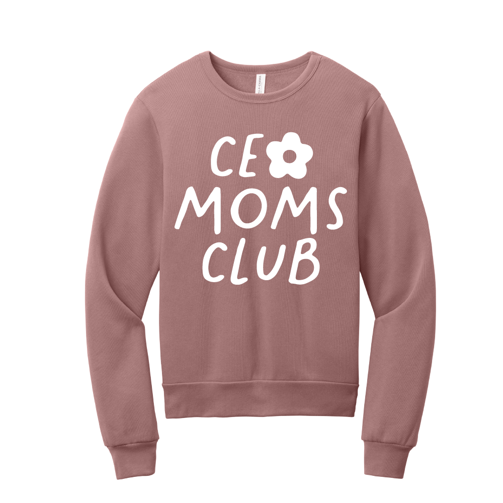 CEO Moms Club Sponge Fleece Classic Crewneck Sweatshirt