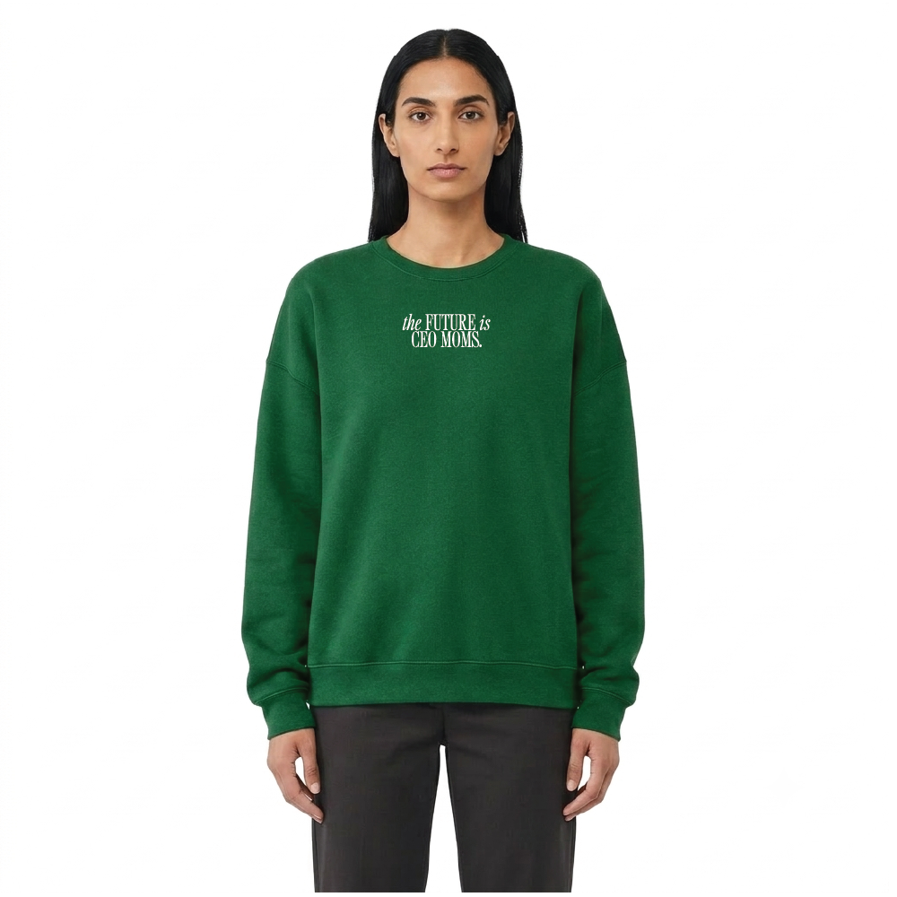 The Future is CEO Moms Signature Lightweight Crewneck Sweatshirt