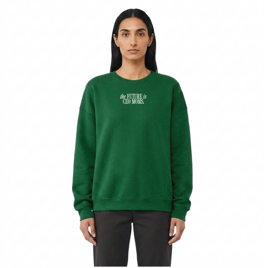 The Future is CEO Moms Signature Lightweight Crewneck Sweatshirt