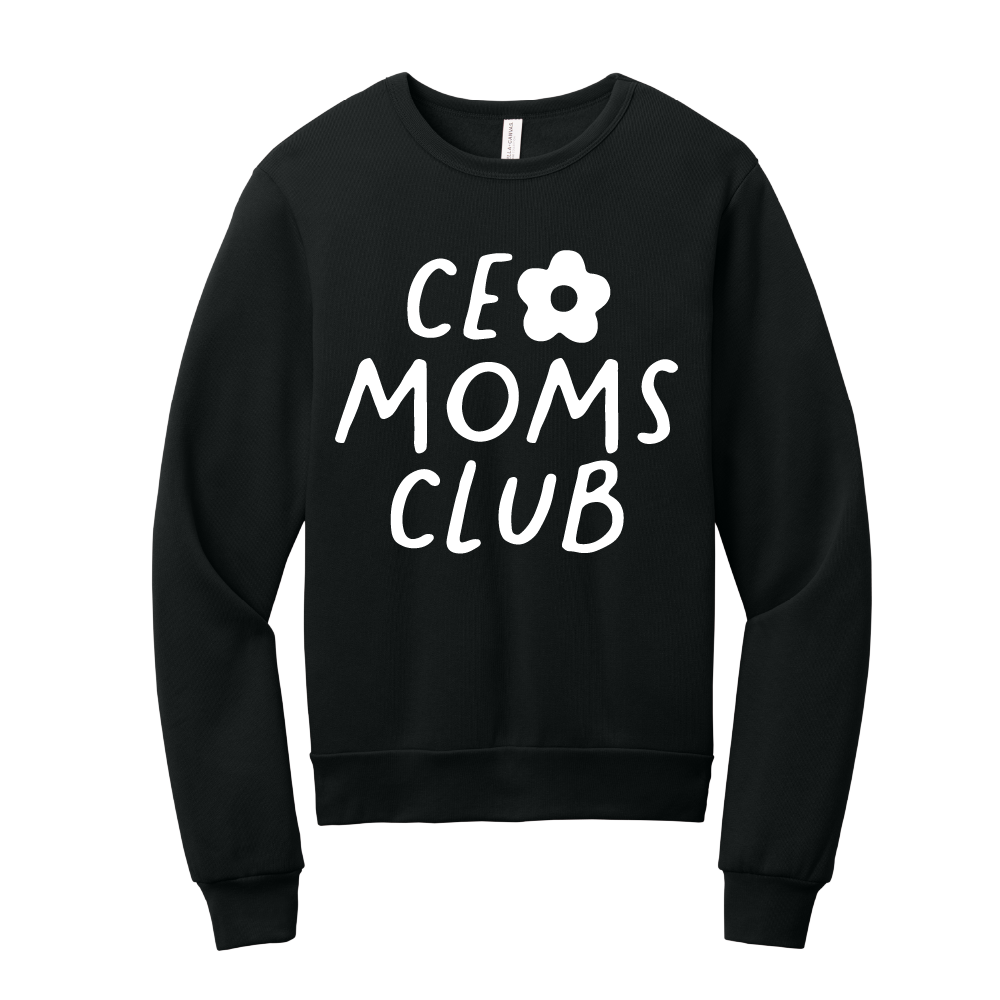 CEO Moms Club Sponge Fleece Classic Crewneck Sweatshirt