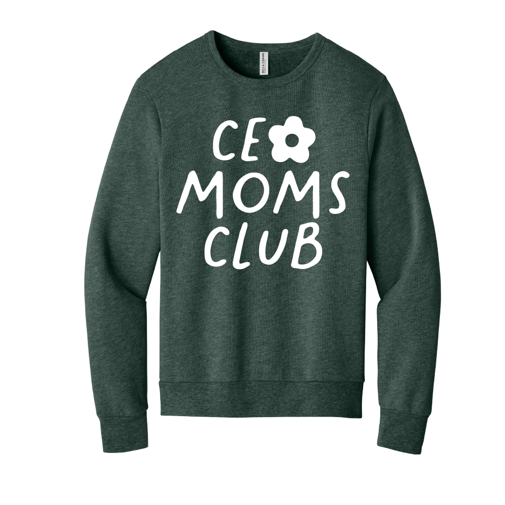 CEO Moms Club Sponge Fleece Classic Crewneck Sweatshirt