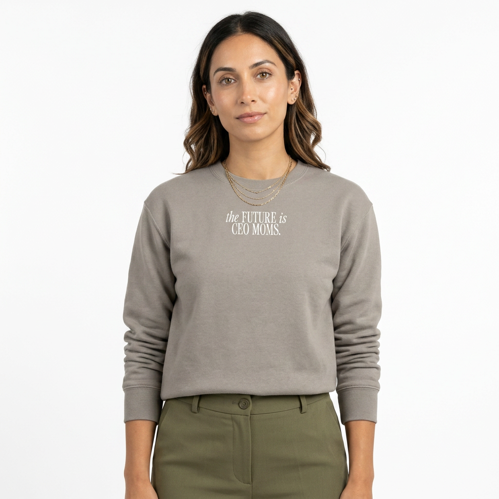The Future is CEO Moms Signature Crewneck Sweatshirt