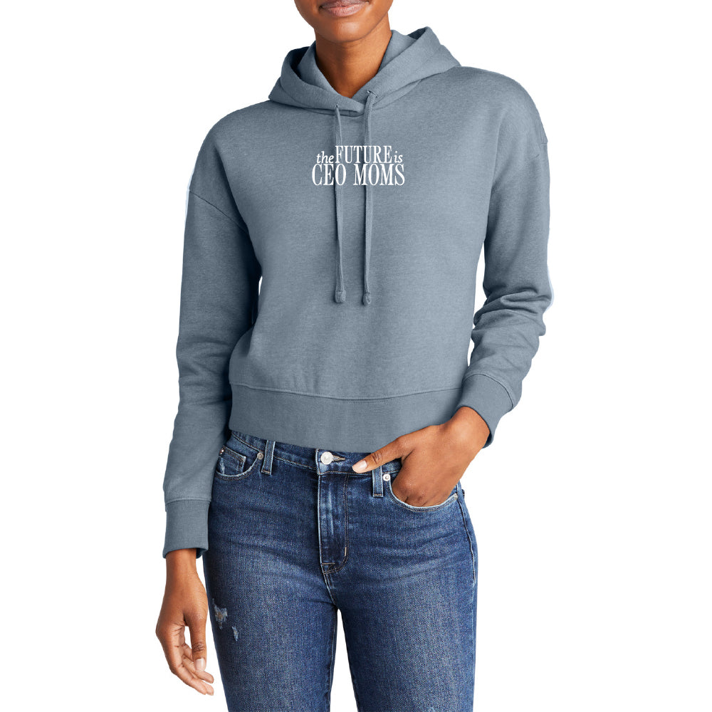 The Future is CEO Moms Crop Hoodie