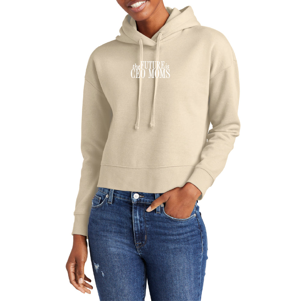 The Future is CEO Moms Crop Hoodie