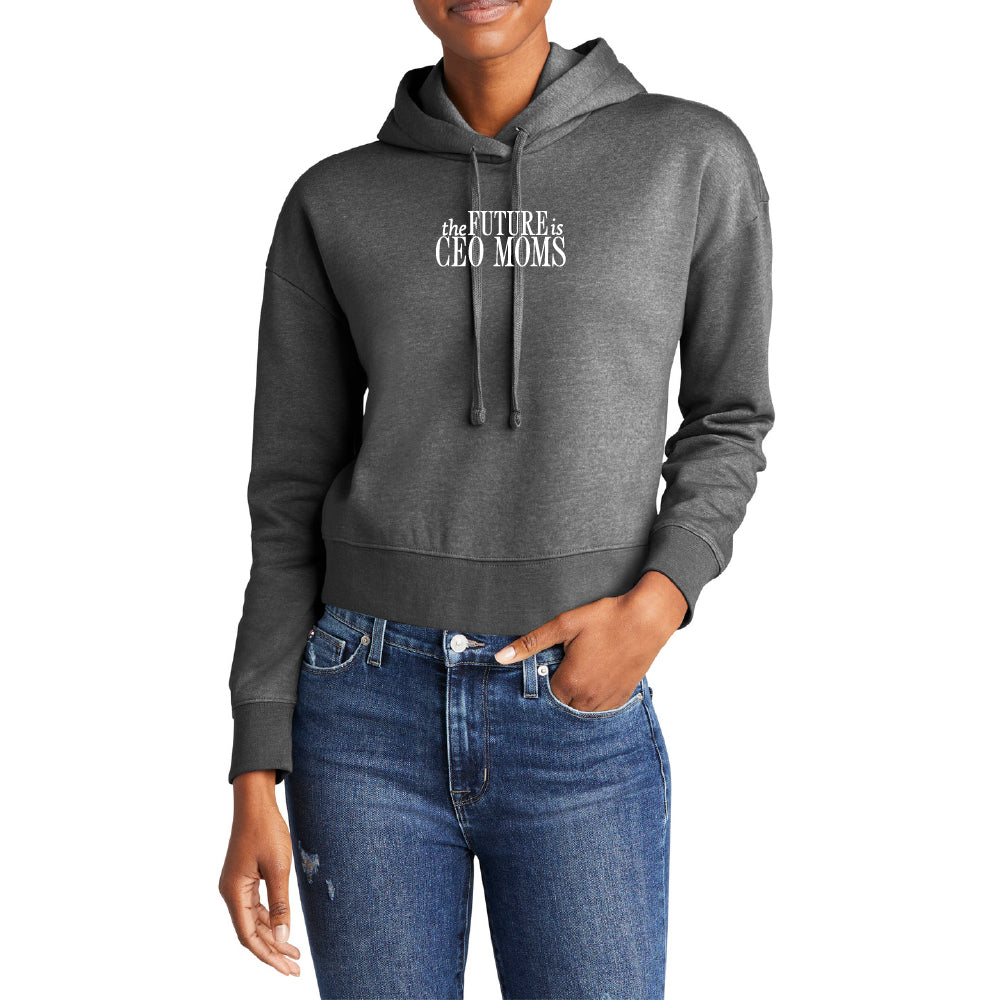 The Future is CEO Moms Crop Hoodie