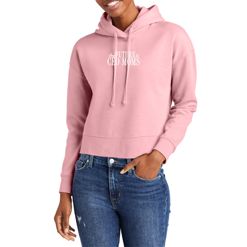 The Future is CEO Moms Crop Hoodie