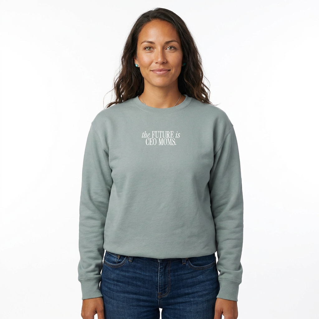 The Future is CEO Moms Signature Crewneck Sweatshirt