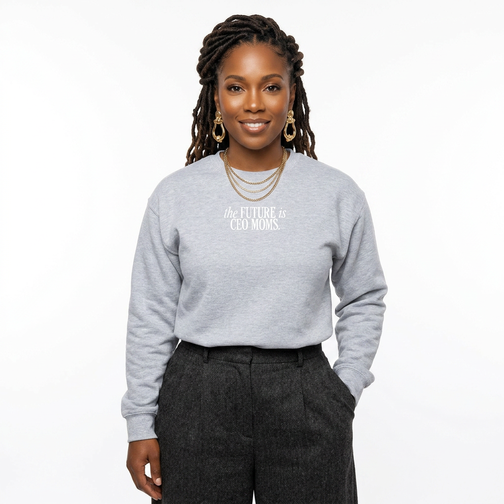 The Future is CEO Moms Signature Crewneck Sweatshirt