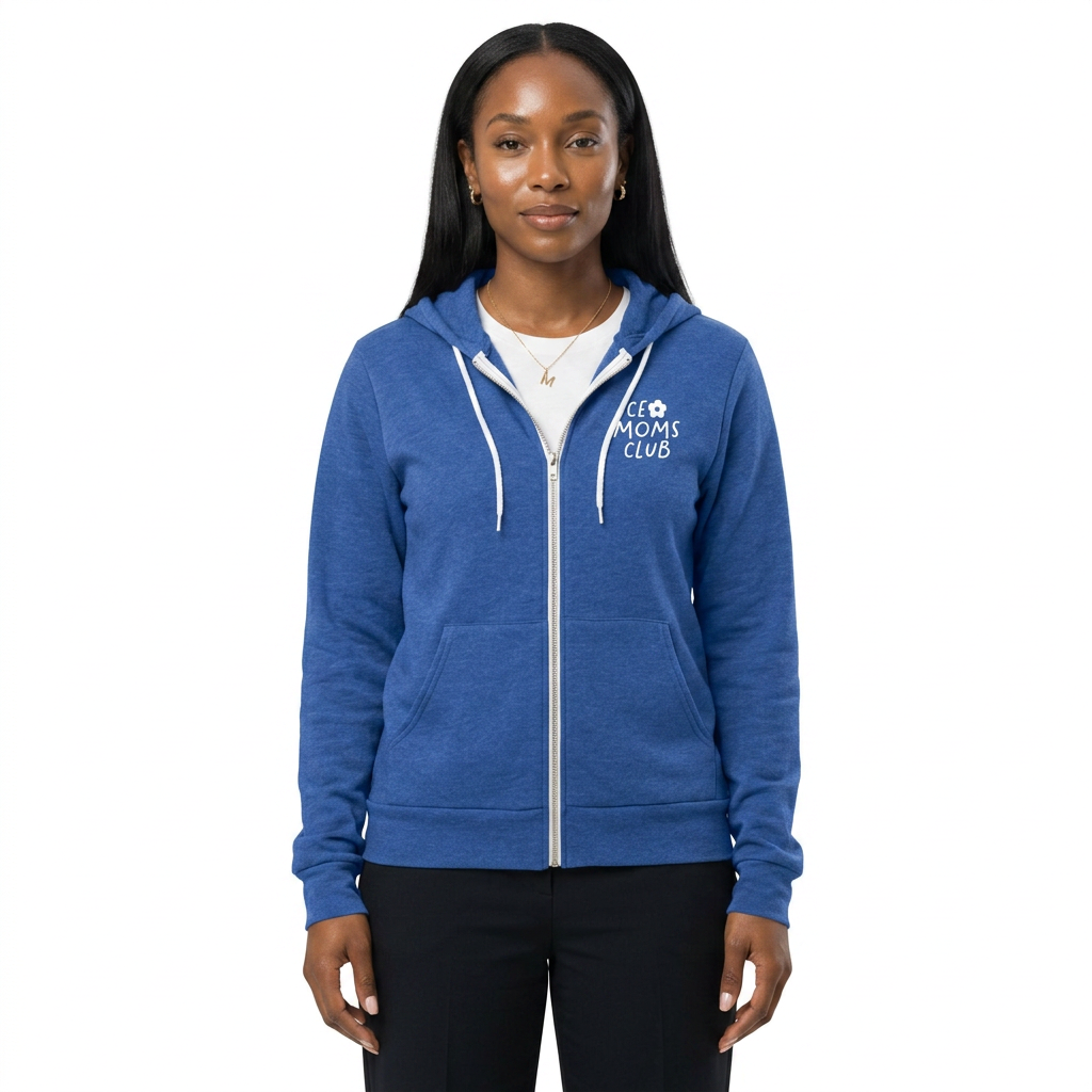 CEO Moms Club CloudSoft Unisex Full-Zip Hoodie