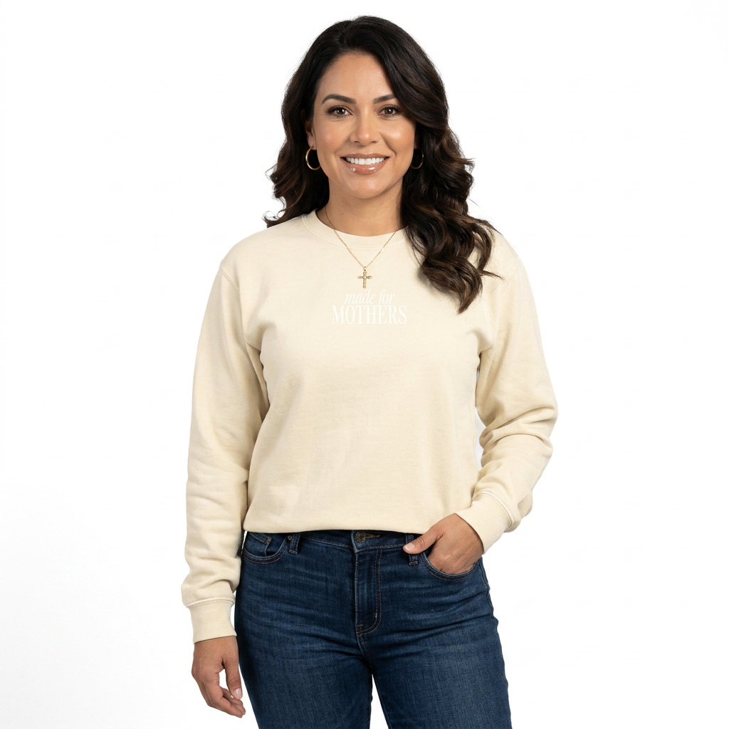 Made for Mothers Signature Lightweight Crewneck Sweatshirt
