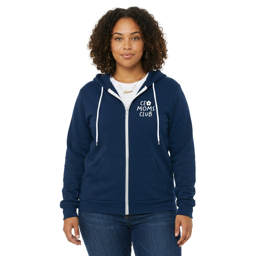 CEO Moms Club CloudSoft Unisex Full-Zip Hoodie
