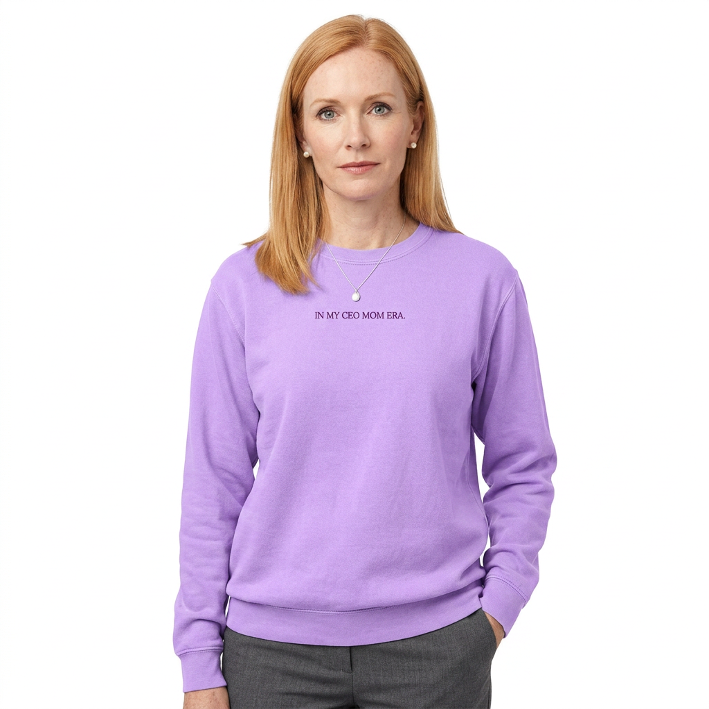 In My CEO Mom Era Lightweight Crewneck Sweatshirt