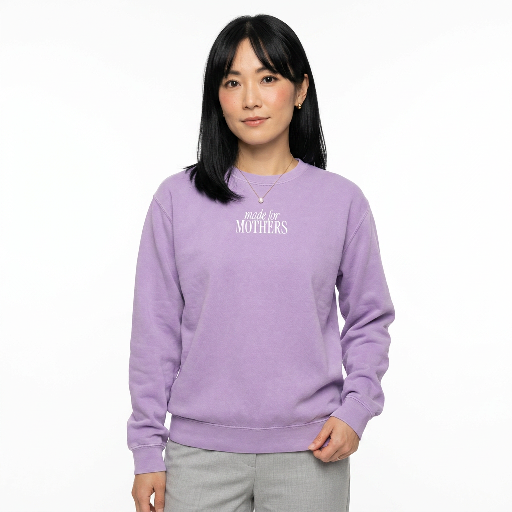 Made for Mothers Signature Lightweight Crewneck Sweatshirt
