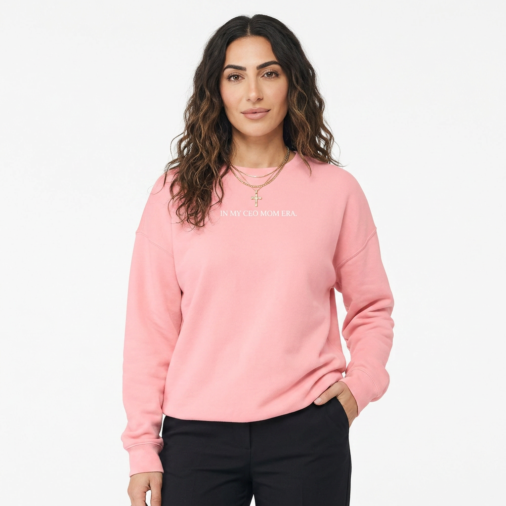 In My CEO Mom Era Lightweight Crewneck Sweatshirt