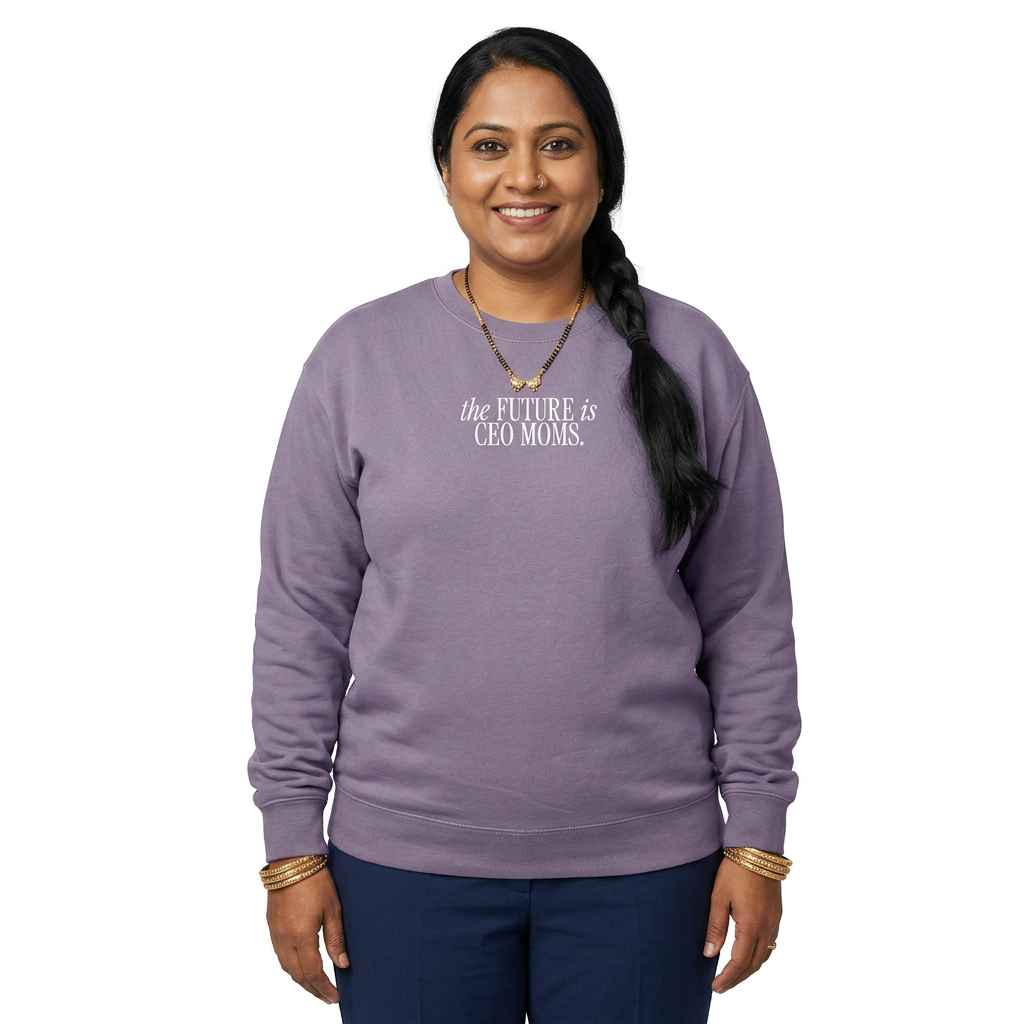 The Future is CEO Moms Signature Crewneck Sweatshirt