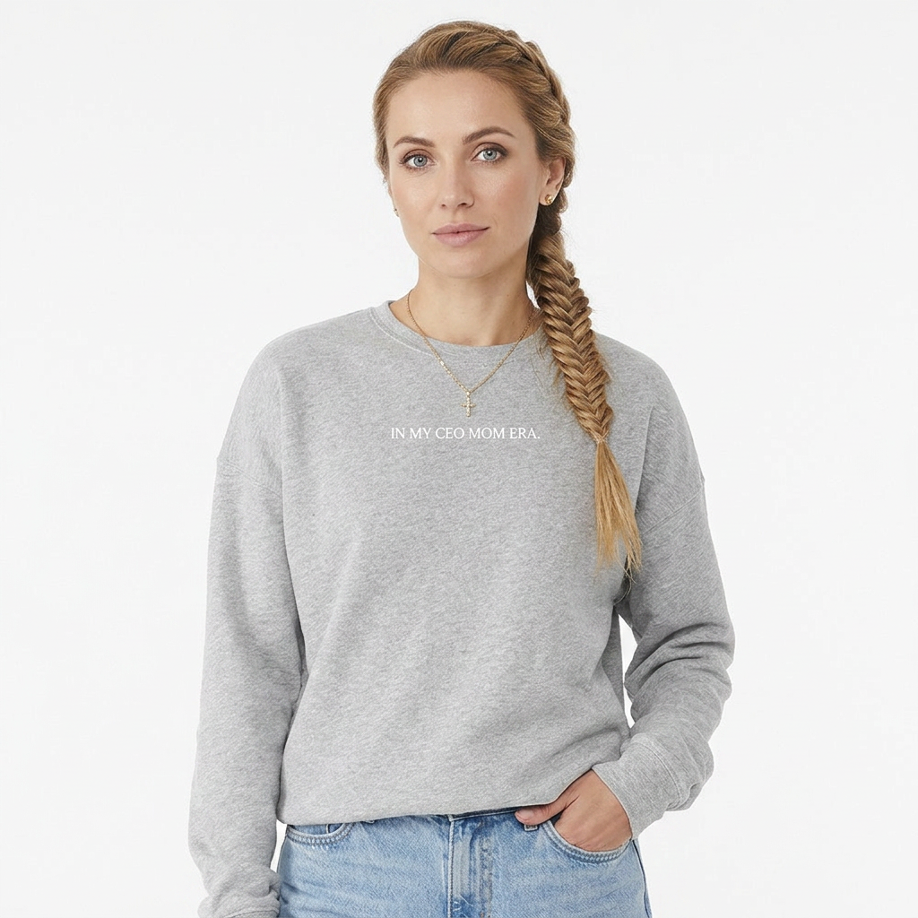 In My CEO Mom Era Lightweight Crewneck Sweatshirt